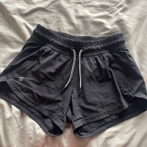 Black athleta shorts